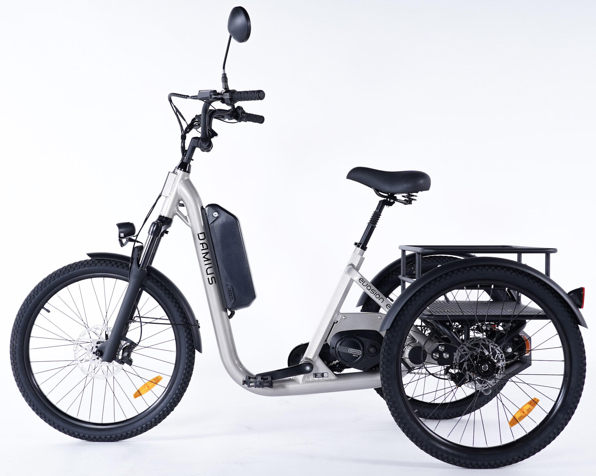 Triciclo elettrico per adulti EVASION EVO con motore centrale da 95 Nm 2/2
