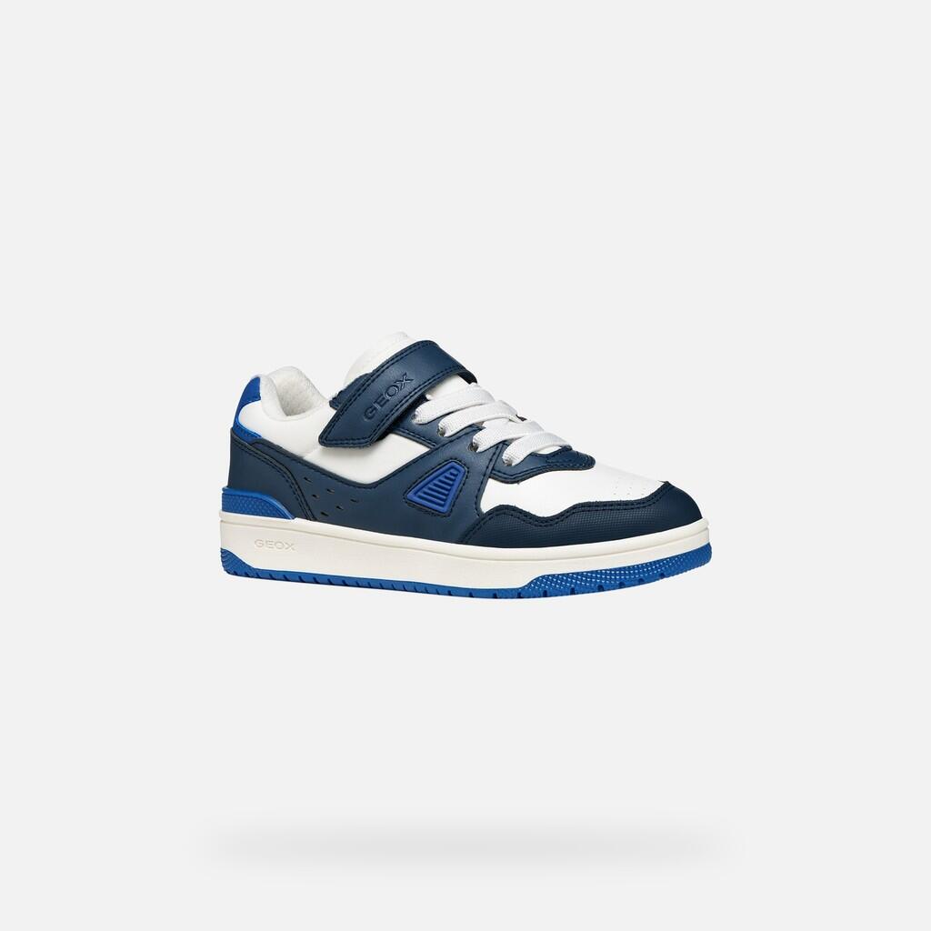 Baskets Garçon J WASHIBA BOY Bleu Marine/Blanc 4/7