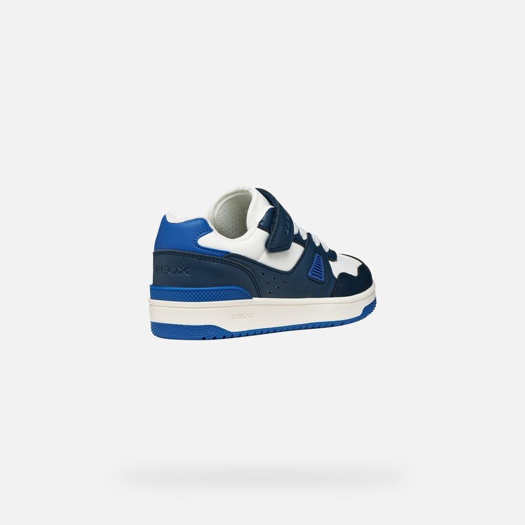 Baskets Garçon J WASHIBA BOY Bleu Marine/Blanc 6/7