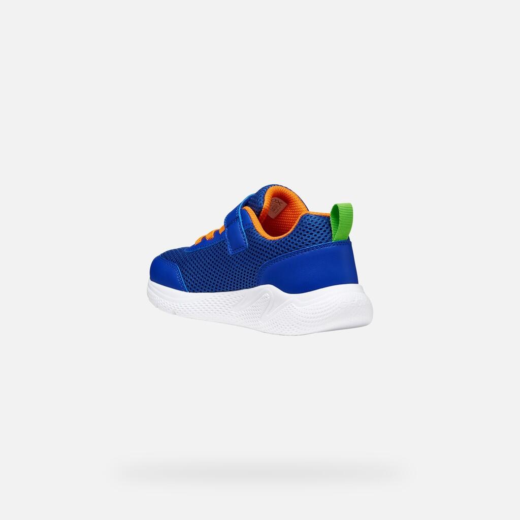 Baskets Garçon SPRINTYE BOY Bleu Roi/Orange 5/7