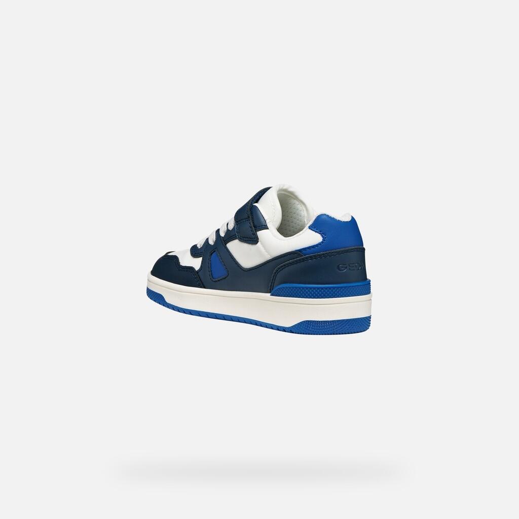 Baskets Garçon J WASHIBA BOY Bleu Marine/Blanc 5/7