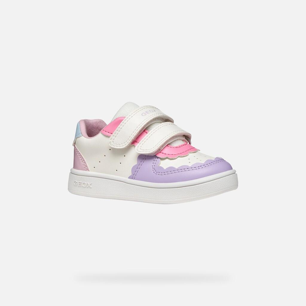Baskets Bébé Fille ECLYPER BABY GIRL Blanc/Lilas Clair 4/7