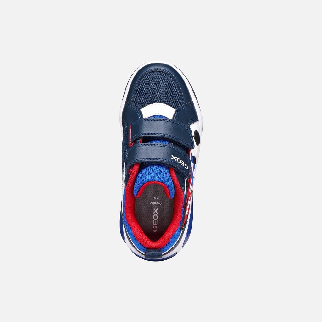 Baskets Garçon INEK BOY Bleu Marine/Rouge 6/7