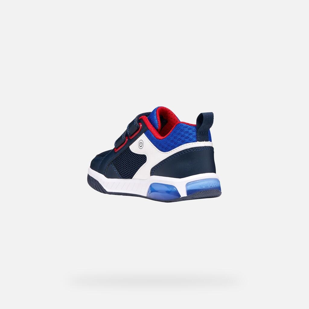 Baskets Garçon INEK BOY Bleu Marine/Rouge 4/7