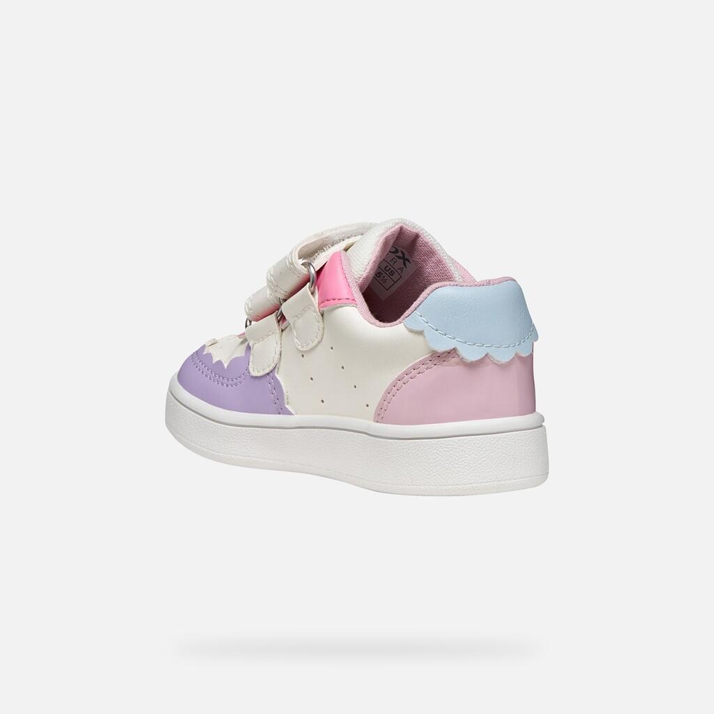 Baskets Bébé Fille ECLYPER BABY GIRL Blanc/Lilas Clair 5/7
