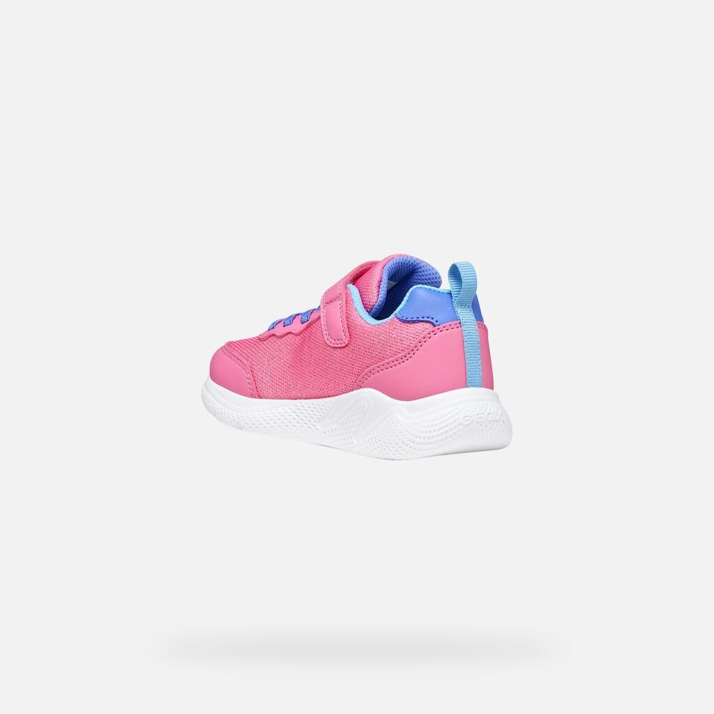 Baskets Fille J SPRINTYE GIRL Rose/Indigo 5/7
