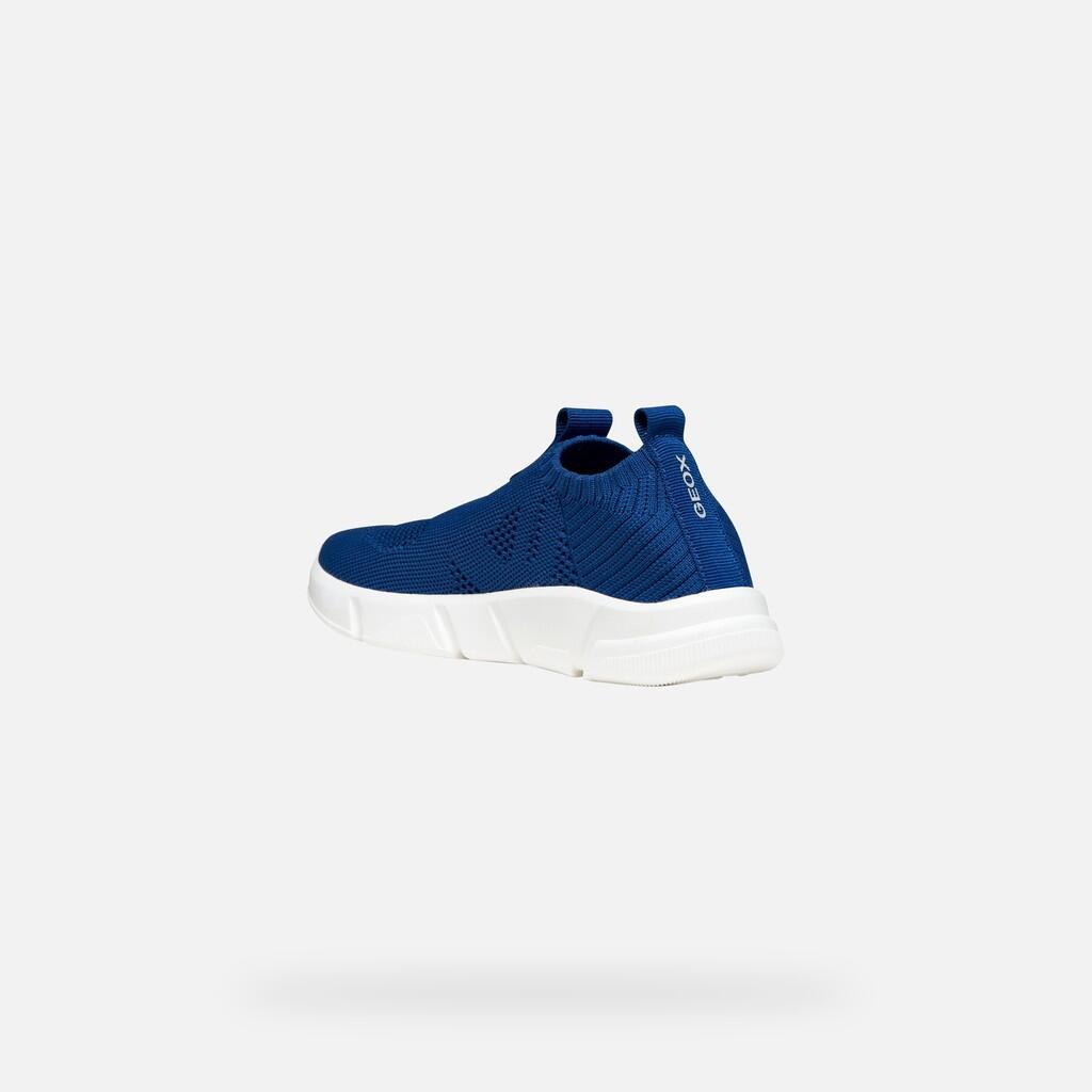 Baskets Garçon J ARIL BOY Bleu Aviateur Foncé 5/7