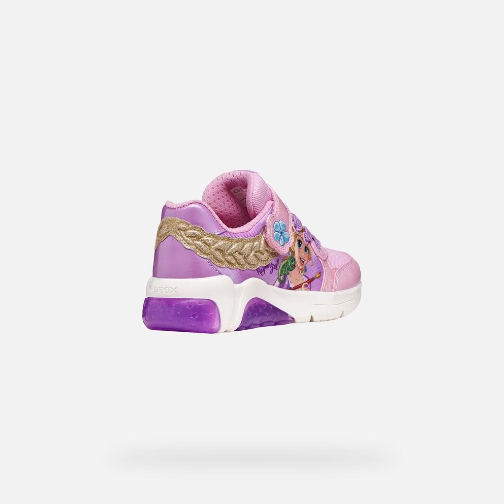 Baskets Fille J FADINLIGHT GIRL Rose/Lilas Foncé 6/7