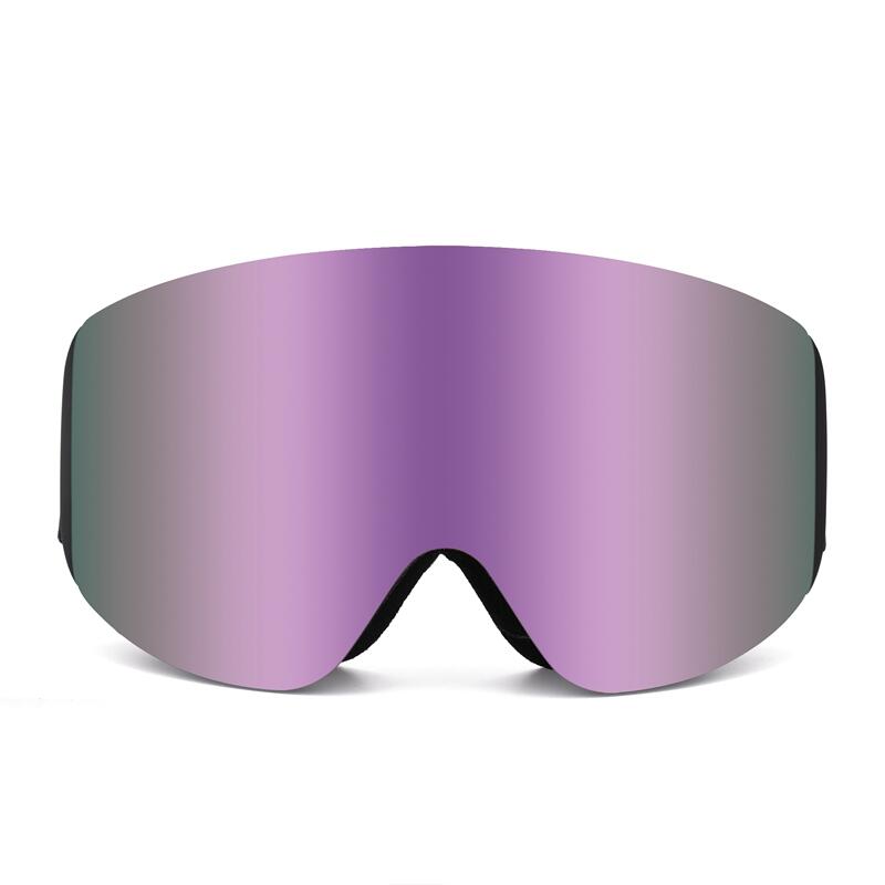 X2 Ski / Snowboardbrille mit Magnetischem Glas - Lila - UV400 - Anti-Beschlag 2/7