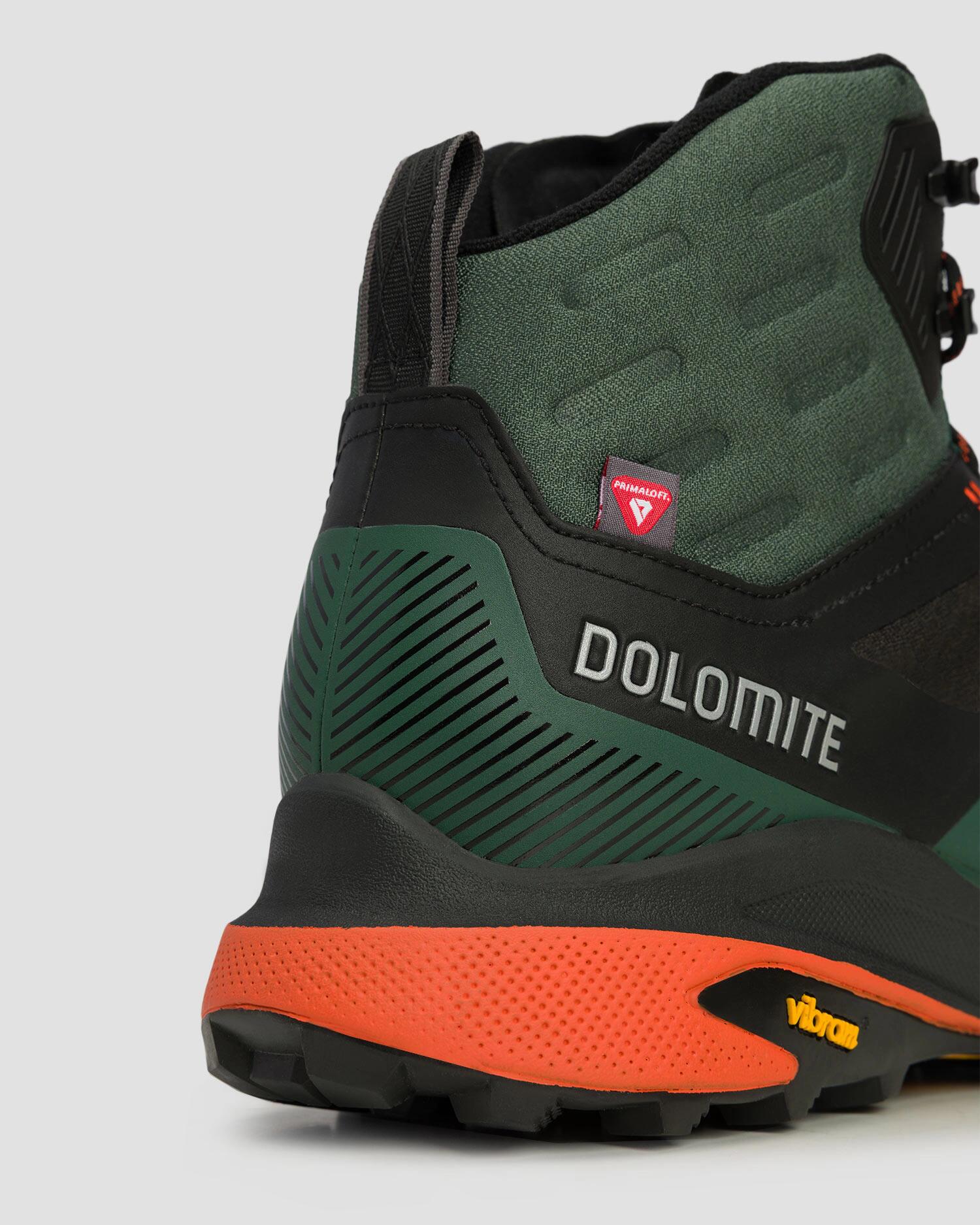 Wysokie ocieplone buty trekkingowe męskie Dolomite Nibelia Warm High WP zielony 7/7