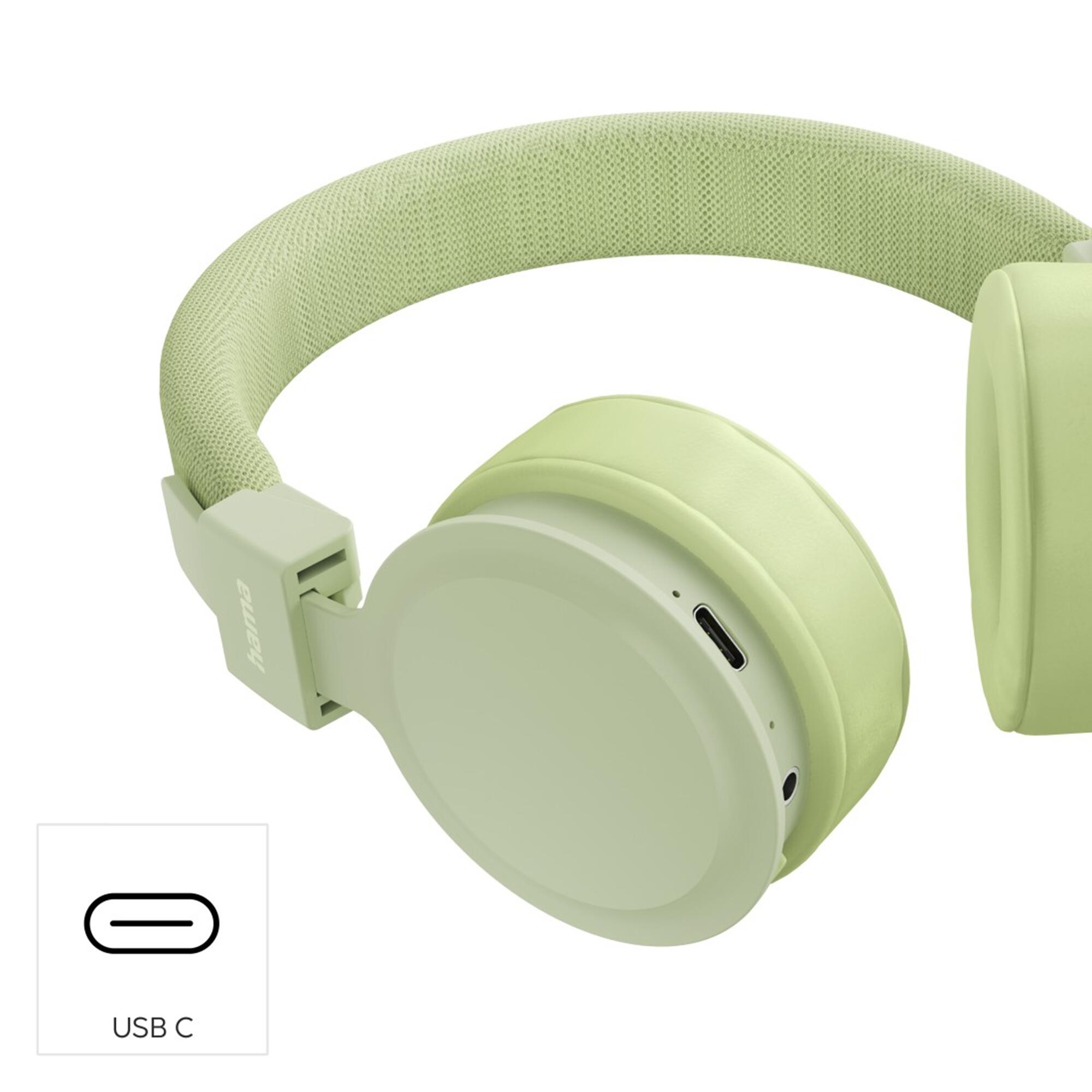 HAMA Bluetooth®-Kopfhörer Freedom Lit III, On-Ear, Grün 5/5
