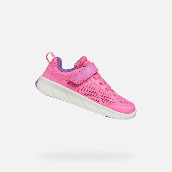 Baskets Fille FOOT-RUN JUNIOR Rose/Lilas