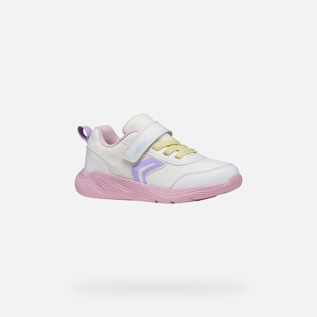 Baskets Fille SPRINTYE GIRL Blanc/Rose 4/7