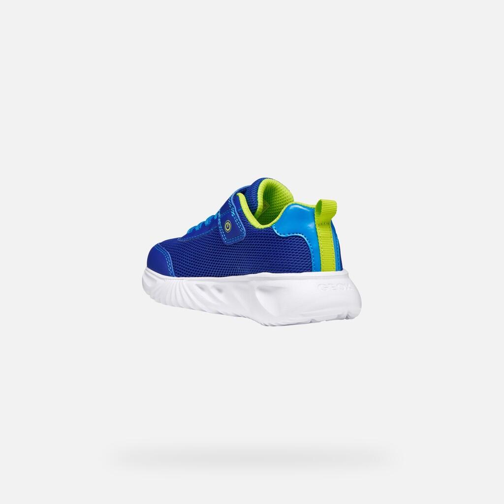 Baskets Garçon ASSISTER BOY Bleu Roi/Citron Vert 5/7