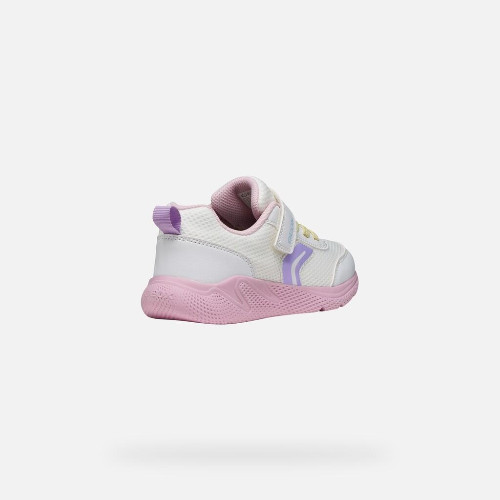 Baskets Fille SPRINTYE GIRL Blanc/Rose 6/7
