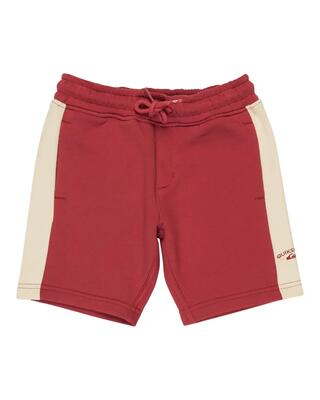 Short van joggingstof knowledge aera rot jongens 2-7