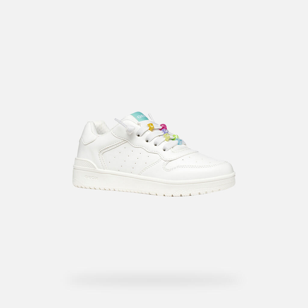 Baskets Fille J WASHIBA GIRL Blanc/Multicolore 4/7