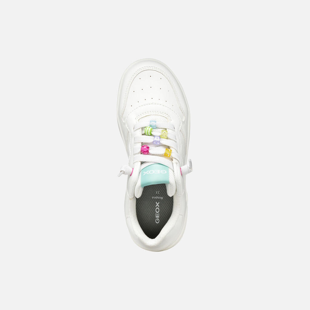 Baskets Fille J WASHIBA GIRL Blanc/Multicolore 7/7