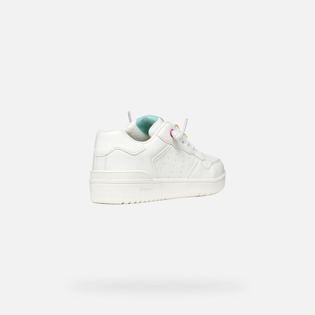 Baskets Fille J WASHIBA GIRL Blanc/Multicolore 6/7