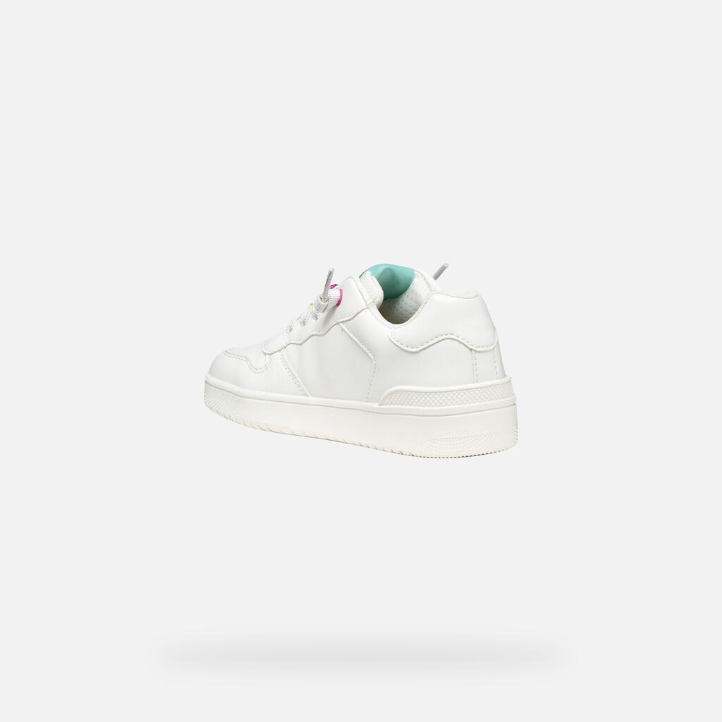 Baskets Fille J WASHIBA GIRL Blanc/Multicolore 5/7
