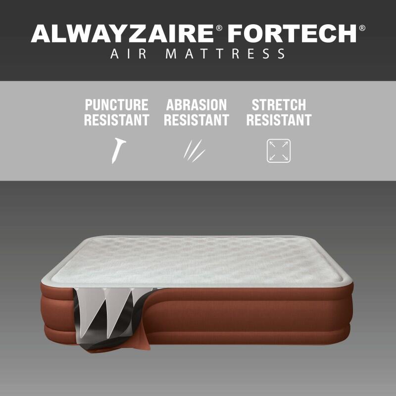 Bestway Lit gonflable 2 places à pompe électrique AlwayzeAire 203 x 152 x 51 cm 6/6