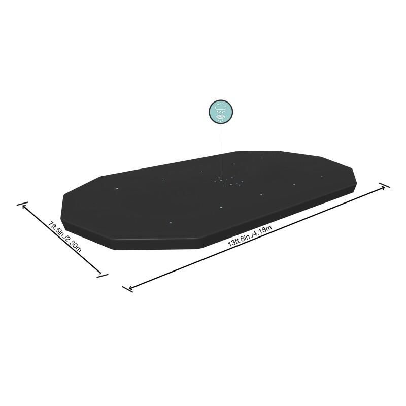 Cobertura de inverno para piscina removível Bestway 427x250 cm oval 4/7