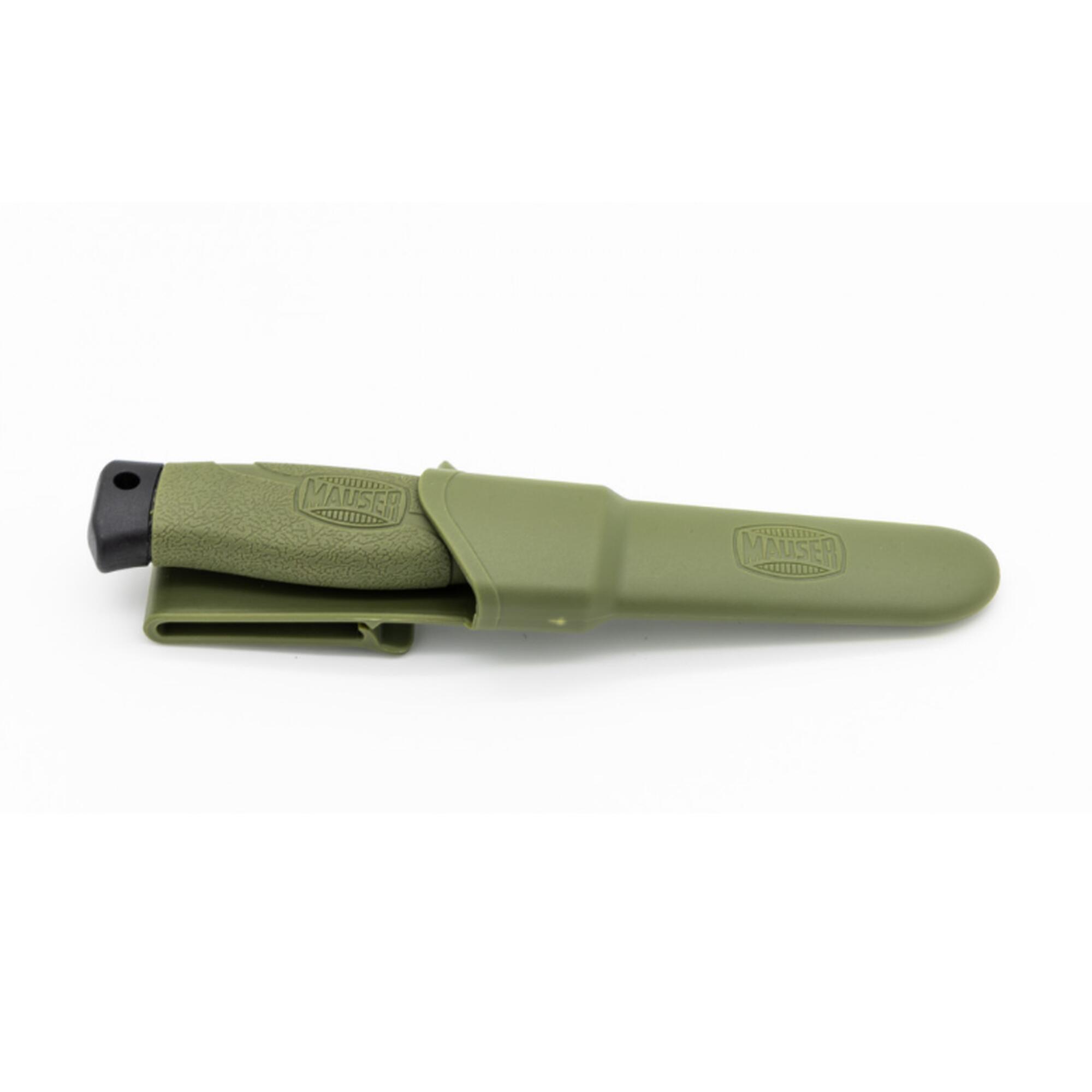 Cutit Mauser green otel inox 440A lama 9.5 cm, teaca inclusa