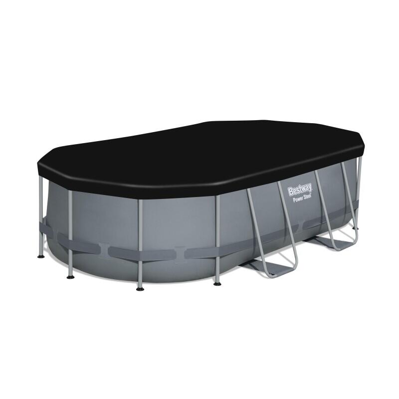 Cobertura de inverno para piscina removível Bestway 427x250 cm oval 6/7