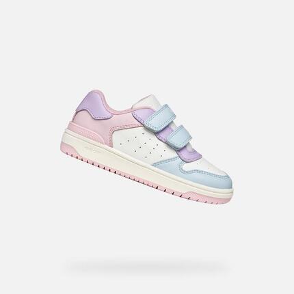 Baskets Fille WASHIBA JUNIOR Rose Clair/Bleu Eau