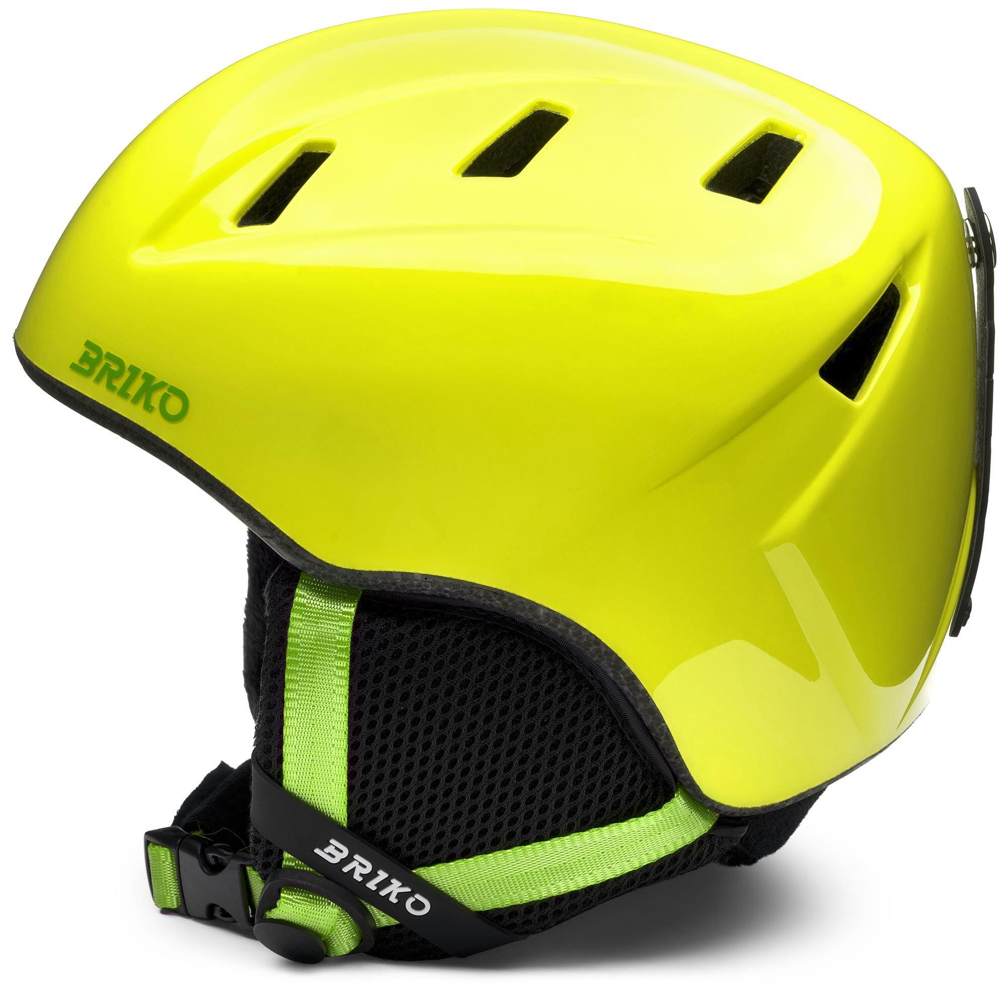 Casco infantil marca Brikocasco, variante verde para esquí 2/6