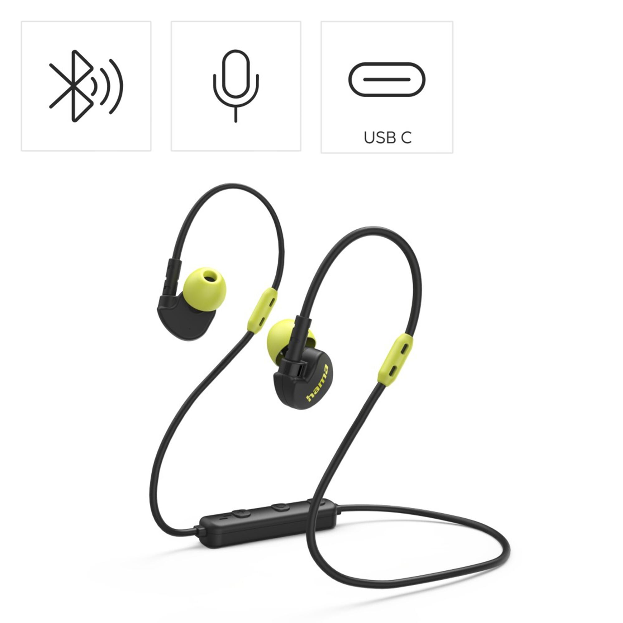 HAMA Bluetooth®-Kopfhörer Freedom Athletics III, In-Ear, Schwarz 2/4