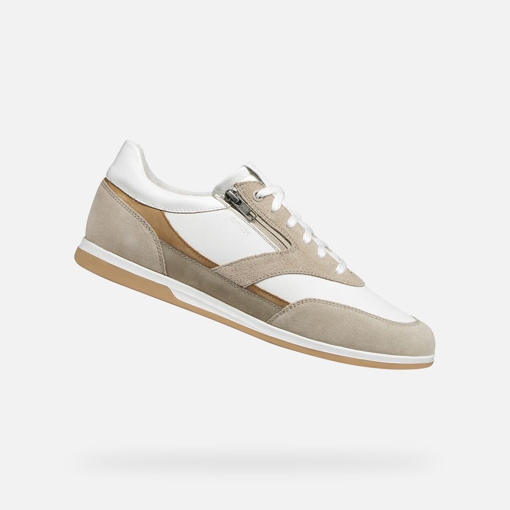 kaki / blanc