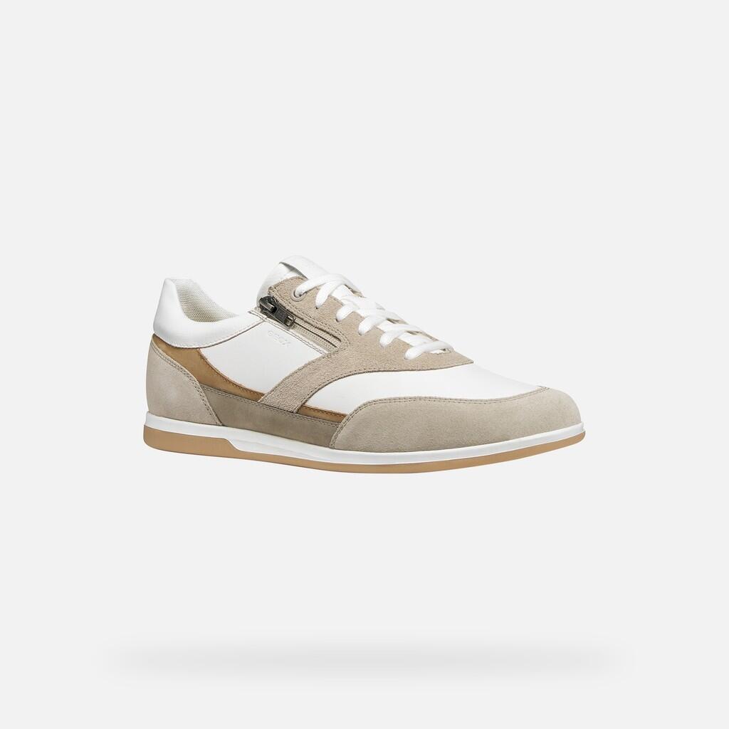 Baskets Homme U RENAN Beige/Blanc 5/7
