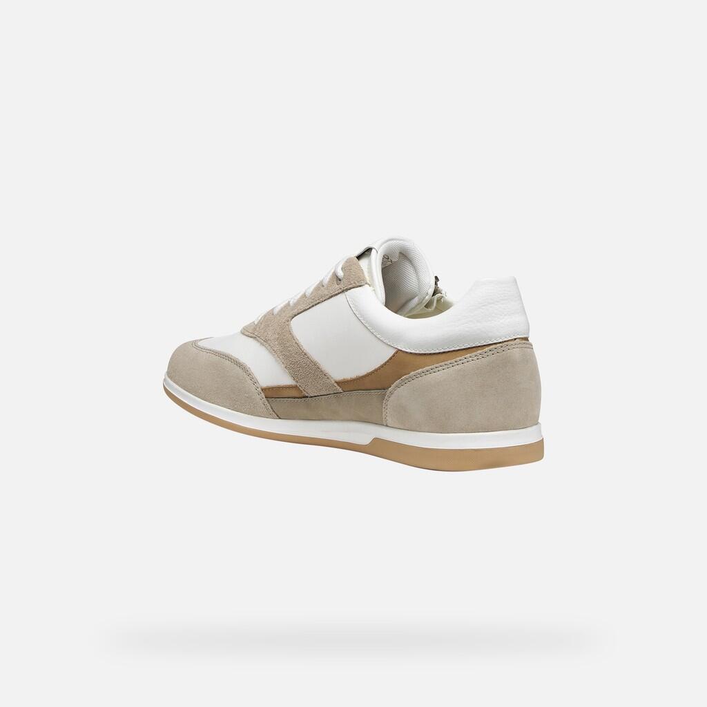 Baskets Homme U RENAN Beige/Blanc 6/7