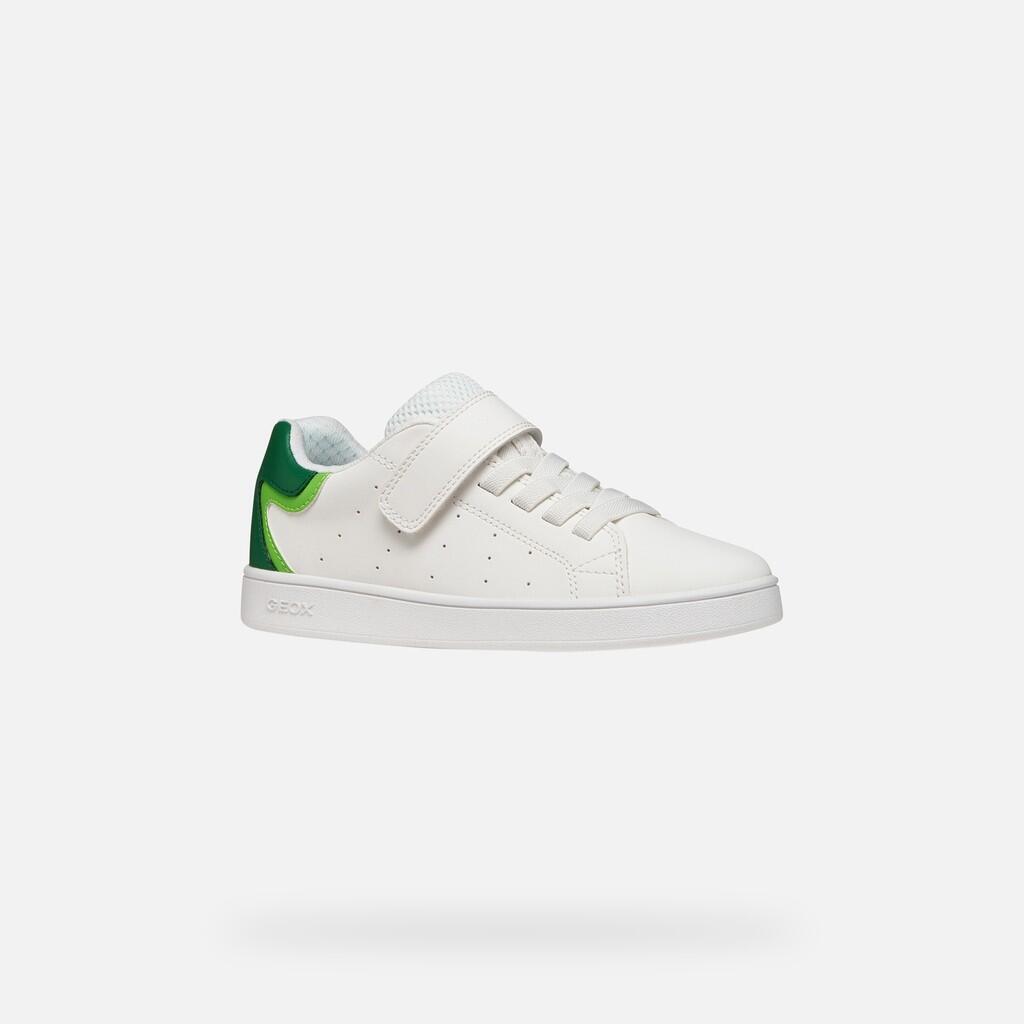 Baskets Garçon J ECLYPER BOY Blanc/Vert 4/7