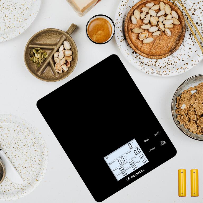 WAGA KUCHENNA BLUETOOTH ANALIZA KALORII DIETETYCZNA LCD 10 KG 3/7
