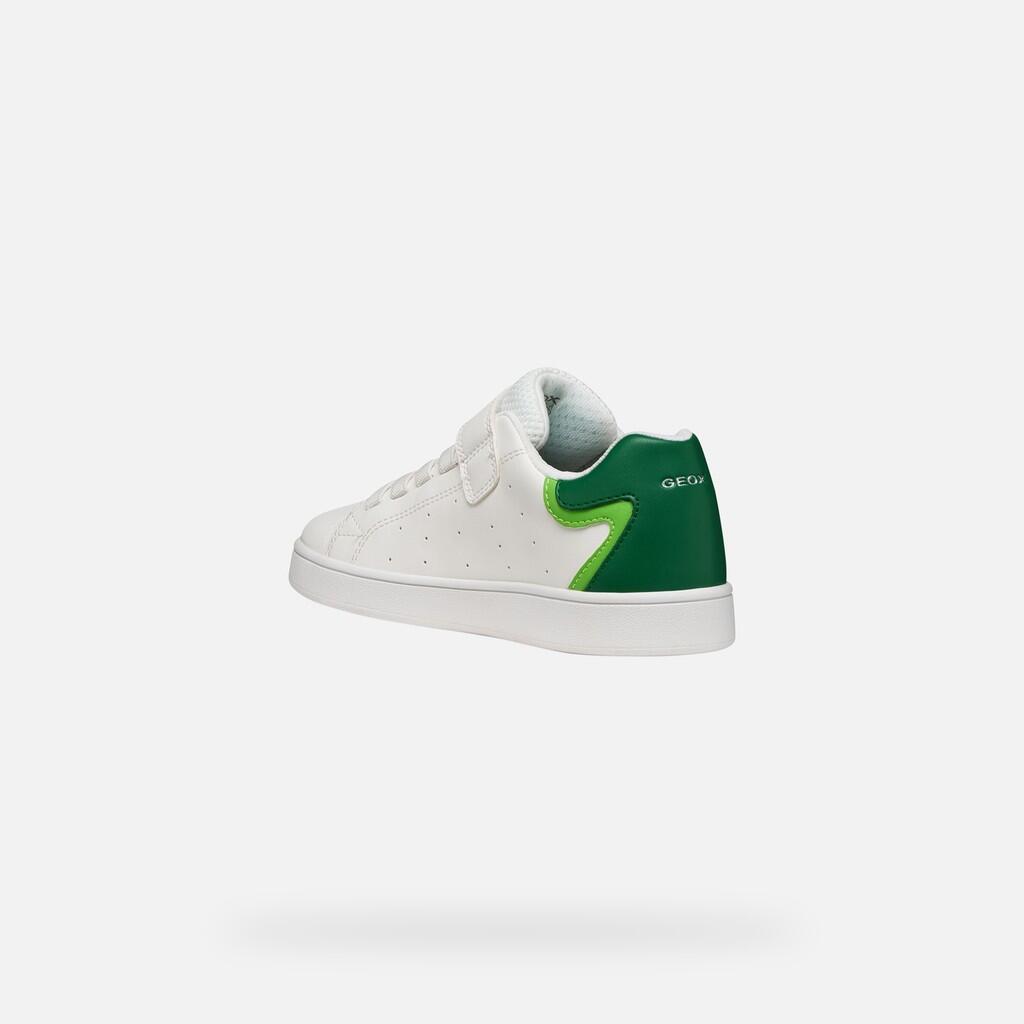 Baskets Garçon J ECLYPER BOY Blanc/Vert 5/7