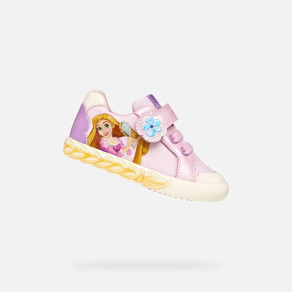 Geox - Baskets Bébé Fille B Gisli Girl Rose/lilas Foncé - Chaussures De Sport - Rose - Decathlon
