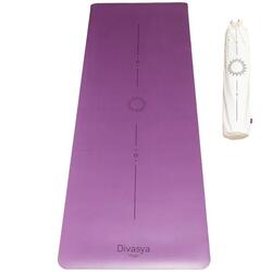 Tapis de yoga antidérapant: caoutchouc naturel & Eco-PU japonais, 8 yoga designs