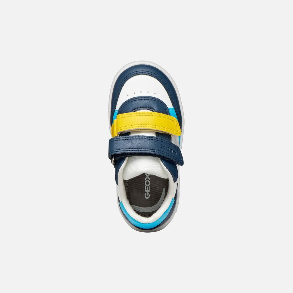 Baskets Bébé Garçon ECLYPER BABY BOY Bleu Marine Clair/Blanc 7/7