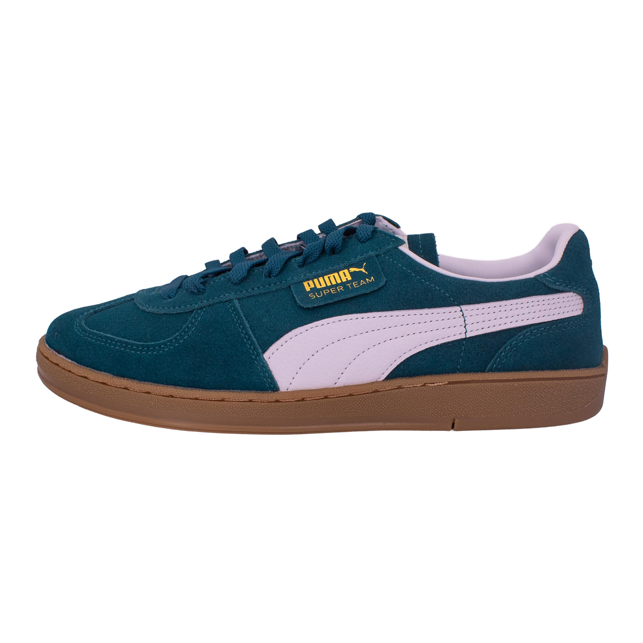 Buty PUMA Super Team Cuir Zielony/Biały 1/4