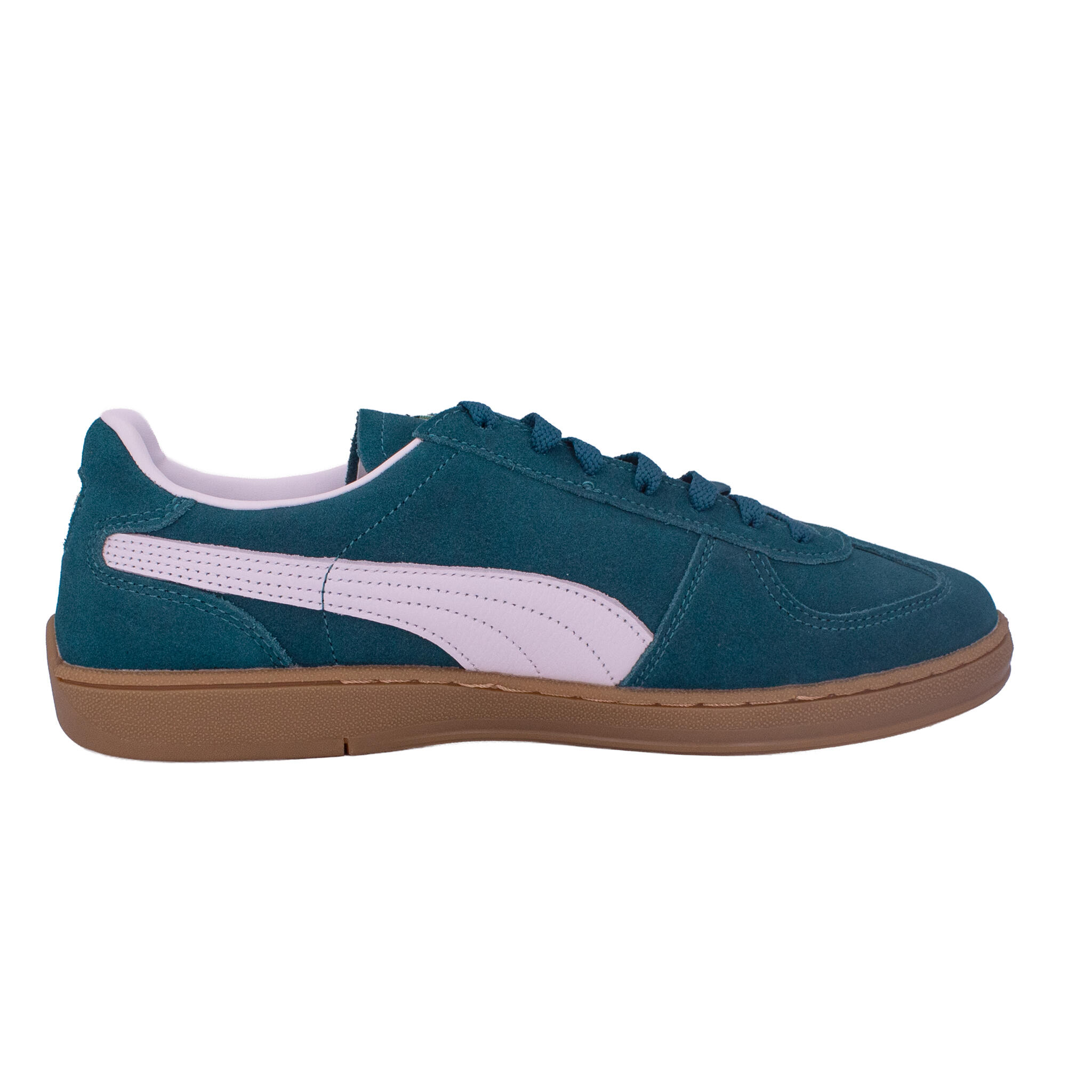Buty PUMA Super Team Cuir Zielony/Biały 3/4