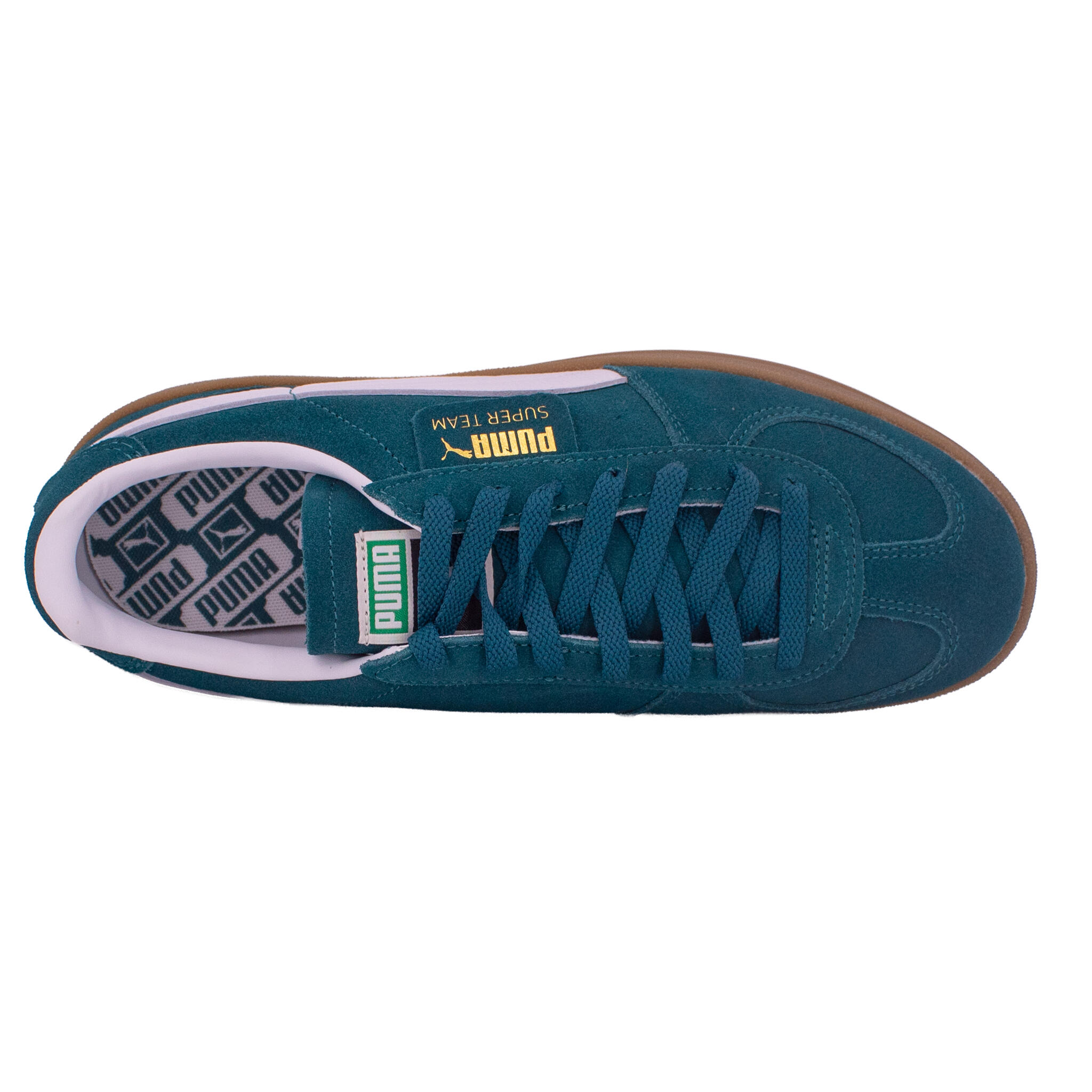 Buty PUMA Super Team Cuir Zielony/Biały 4/4