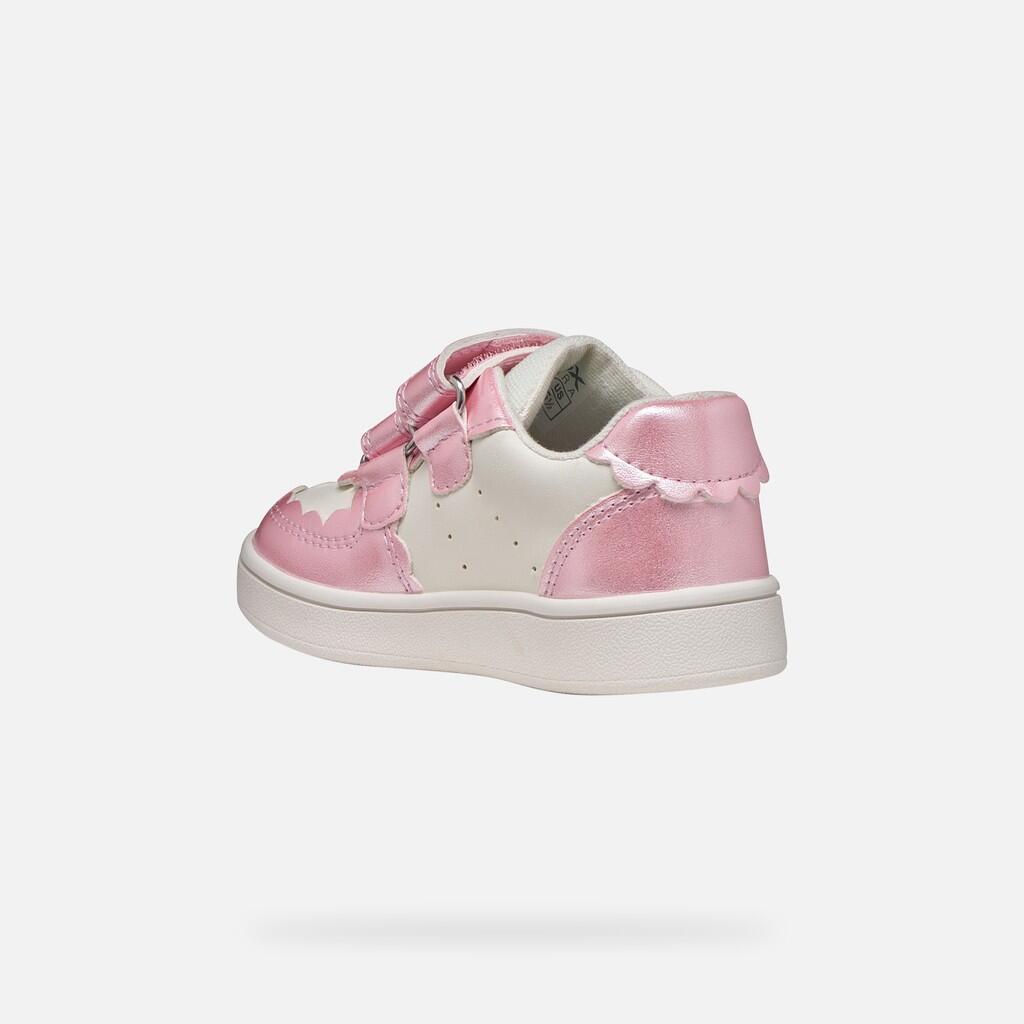 Baskets Bébé Fille ECLYPER BABY GIRL Blanc/Rose Foncé 5/7