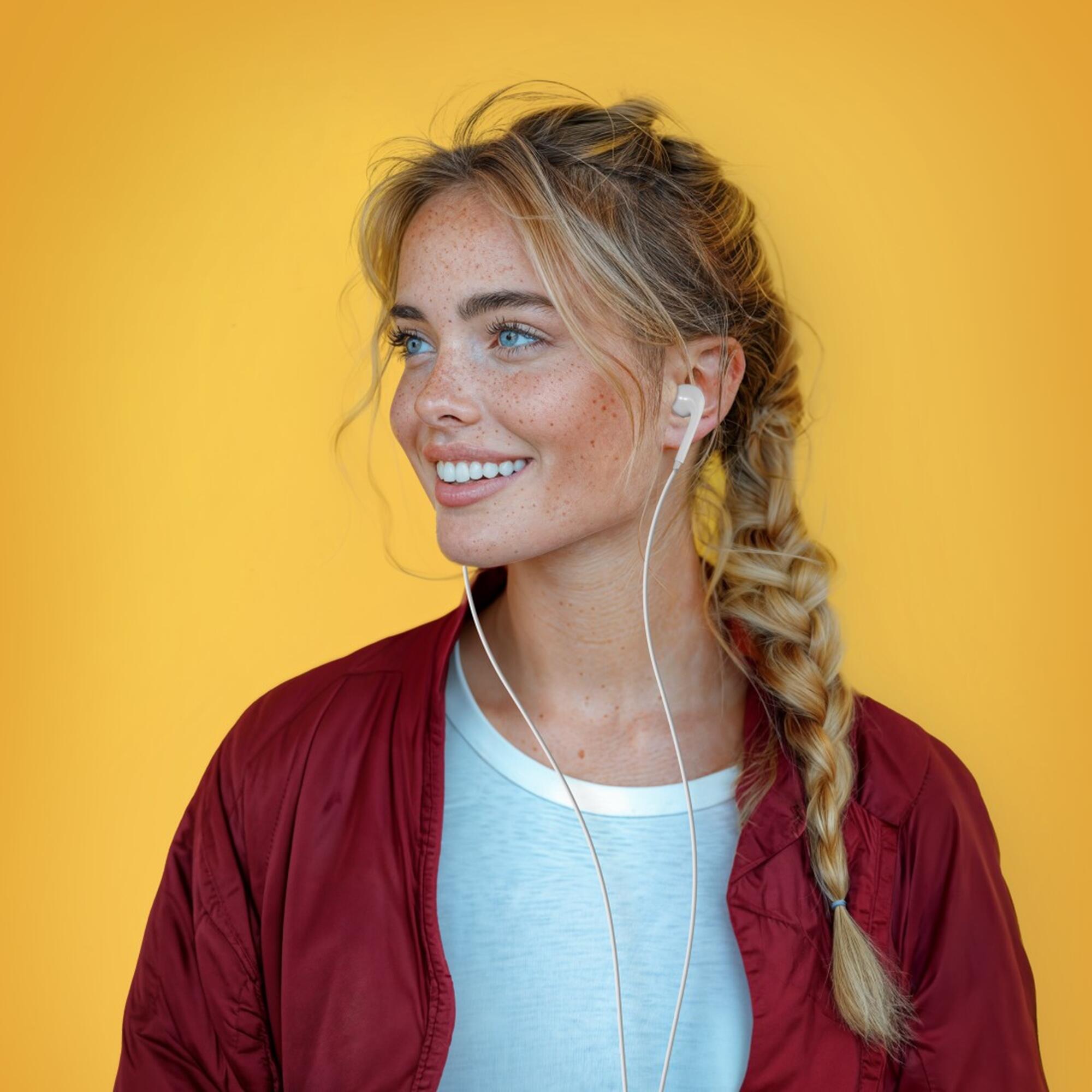 HAMA Kopfhörer Glow II Earbuds, Lightning, Weiß 4/4