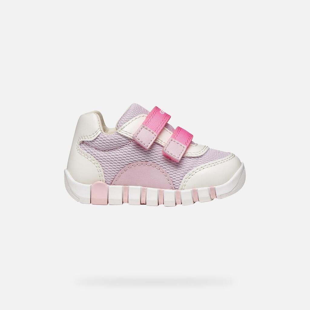 Premiers Pas Bébé Fille B IUPIDOO GIRL Blanc/Lilas 2/7