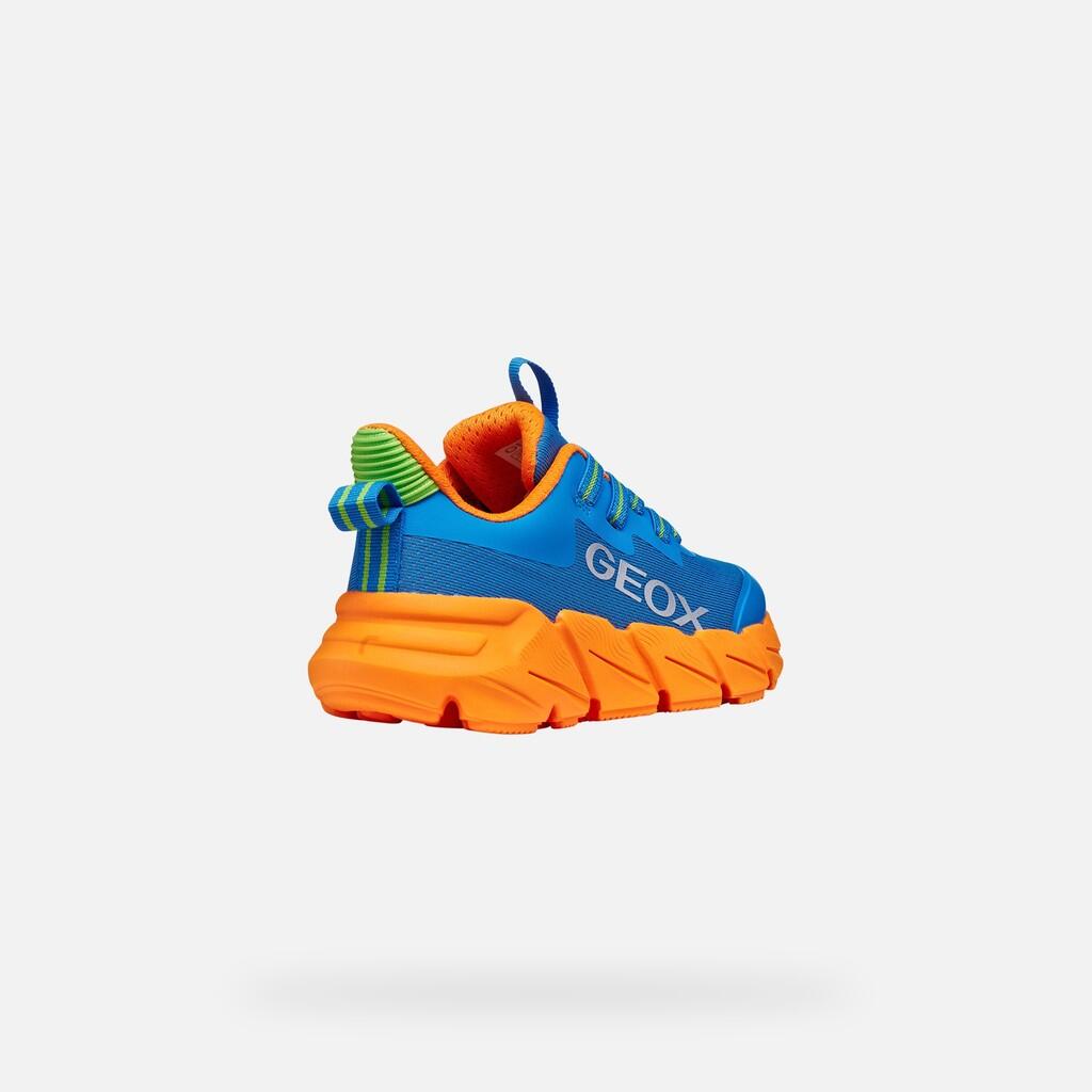 Baskets Garçon FLEXYPER FAST BOY Bleu Clair/Orange 6/7