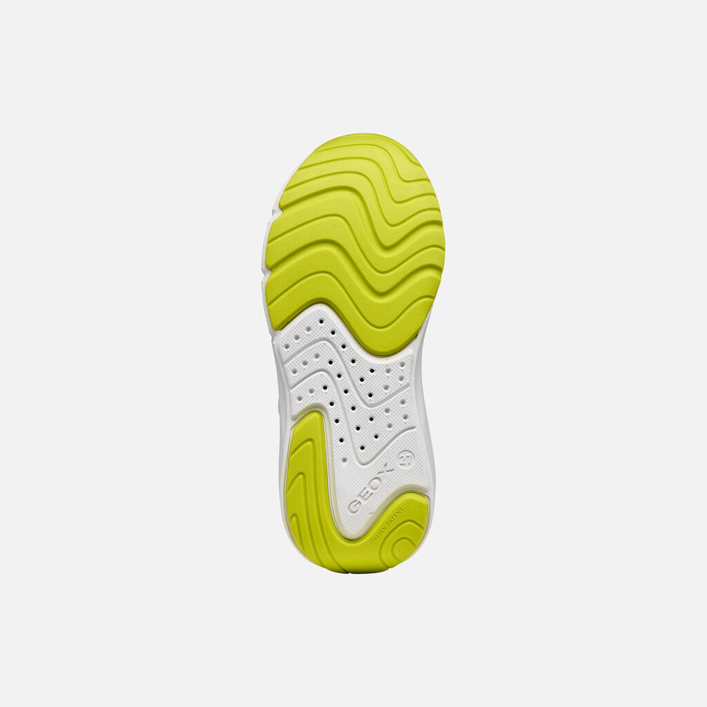 Baskets Garçon J PRO-RAN BOY Blanc/Bleu Roi 7/7