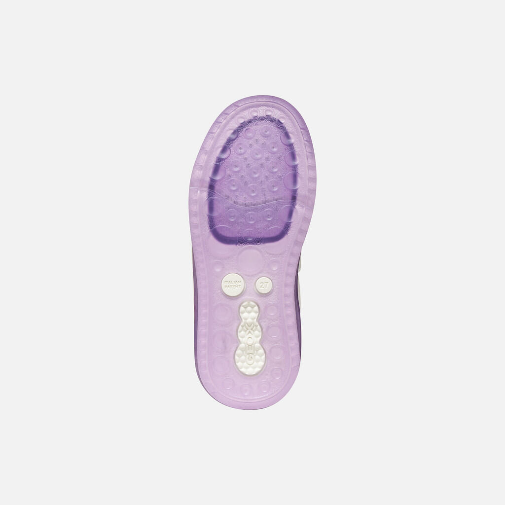 Baskets Fille J SKETLITE GIRL Blanc/Rose 7/7