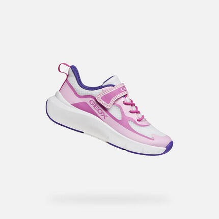 Baskets Fille Baskets Geox J65PAC Rose Geox
